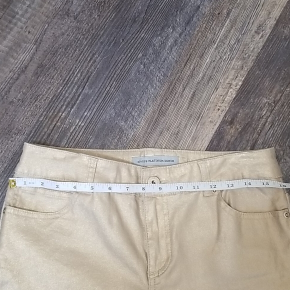 Chico's Shimmery Jeans - Picture 5 of 9
